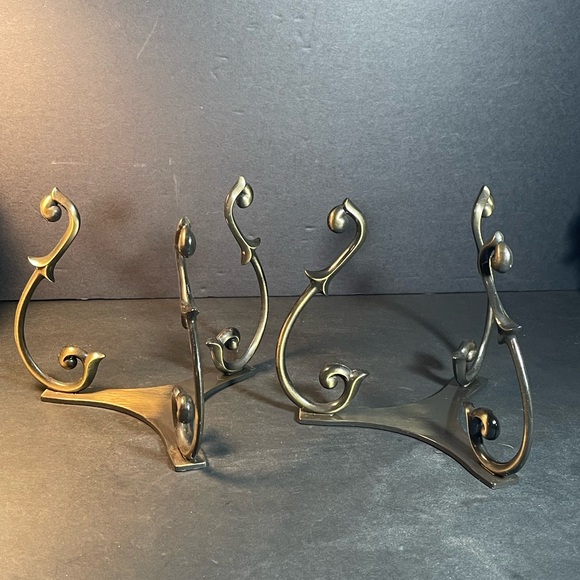 Set Of 2 PartyLite Soliloquy Base Candle Holders - Picture 10 of 10